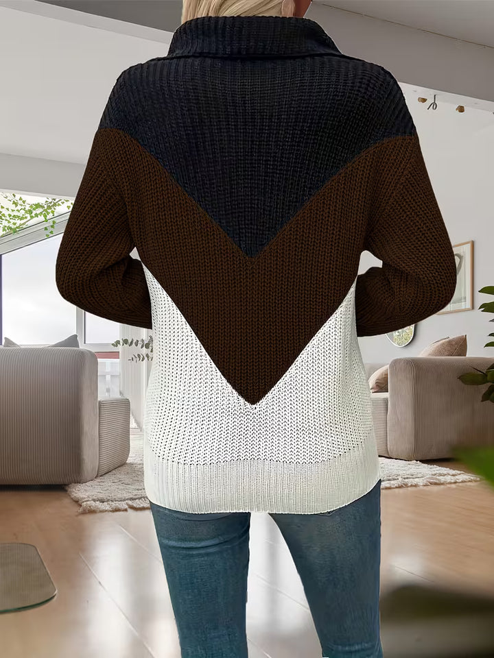 MIRELLA V-NECK KNIT SWEATER