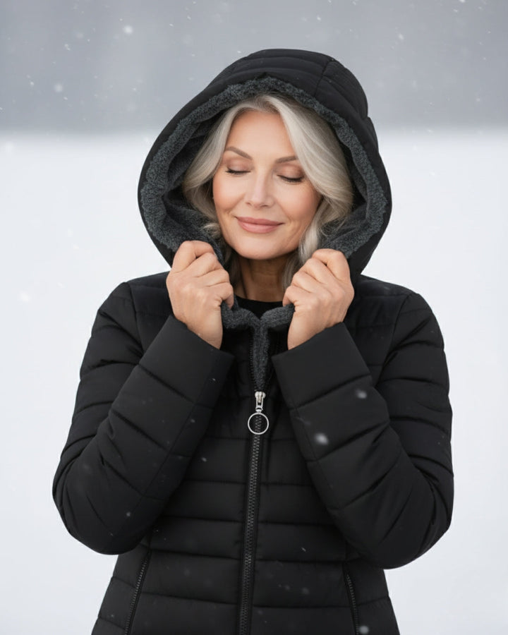 INGRID FLEECE LINED PUFFER COAT