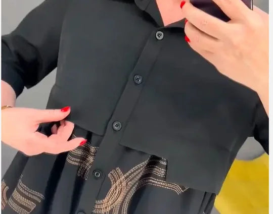 ELARA SLIMMING BLACK EVERYDAY DRESS