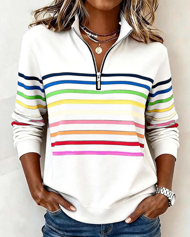 HANNA | ELEGANT QUARTER-ZIP PULLOVER