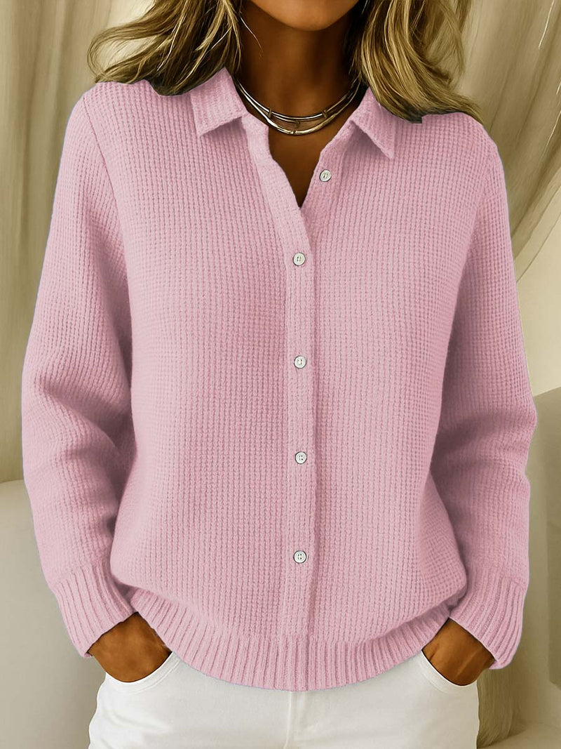 NAOMI CLASSIC BUTTON-FRONT CARDIGAN