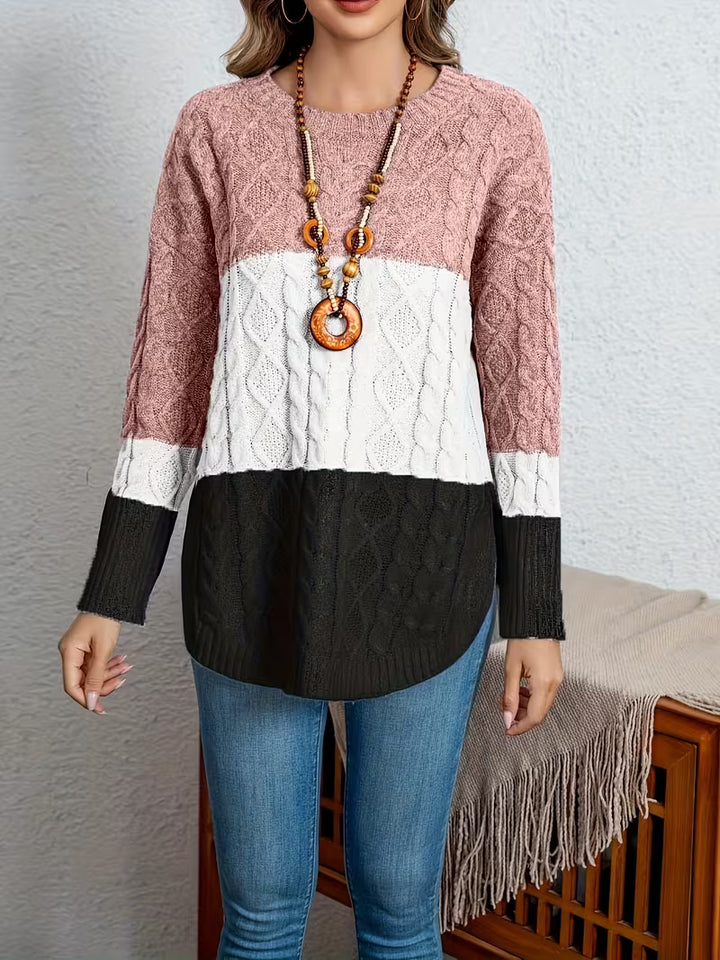 VERENA VINTAGE-INSPIRED SOFT KNIT PULLOVER