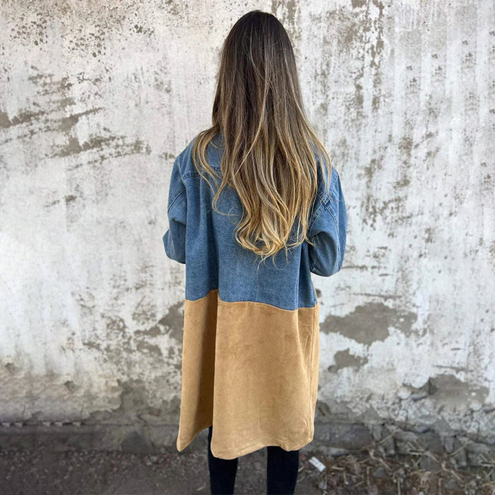 EVELINA DENIM TRENCH COAT