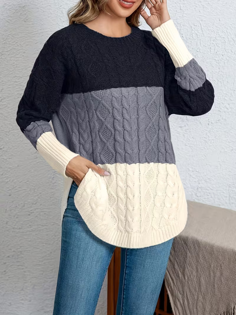 VERENA VINTAGE-INSPIRED SOFT KNIT PULLOVER