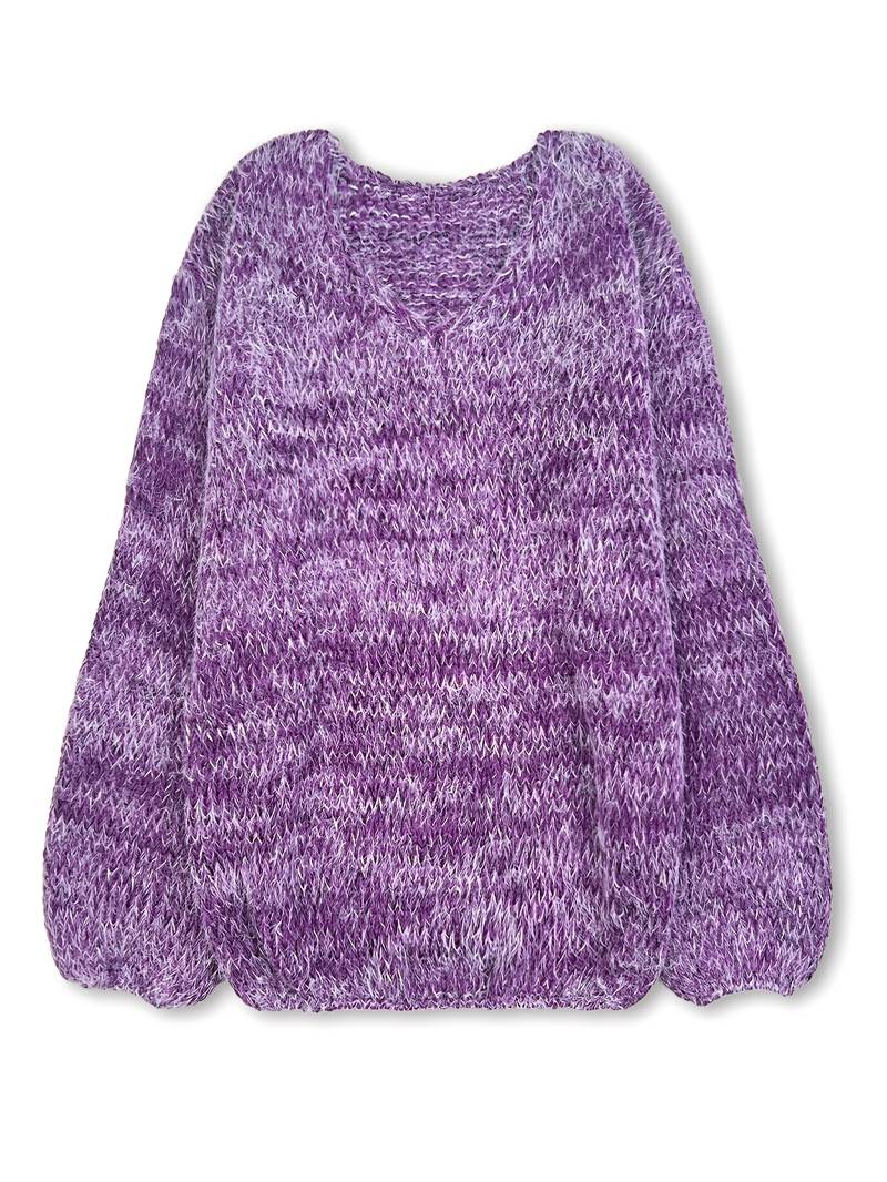 LITAL ELEGANT SOFT V-NECK SWEATER