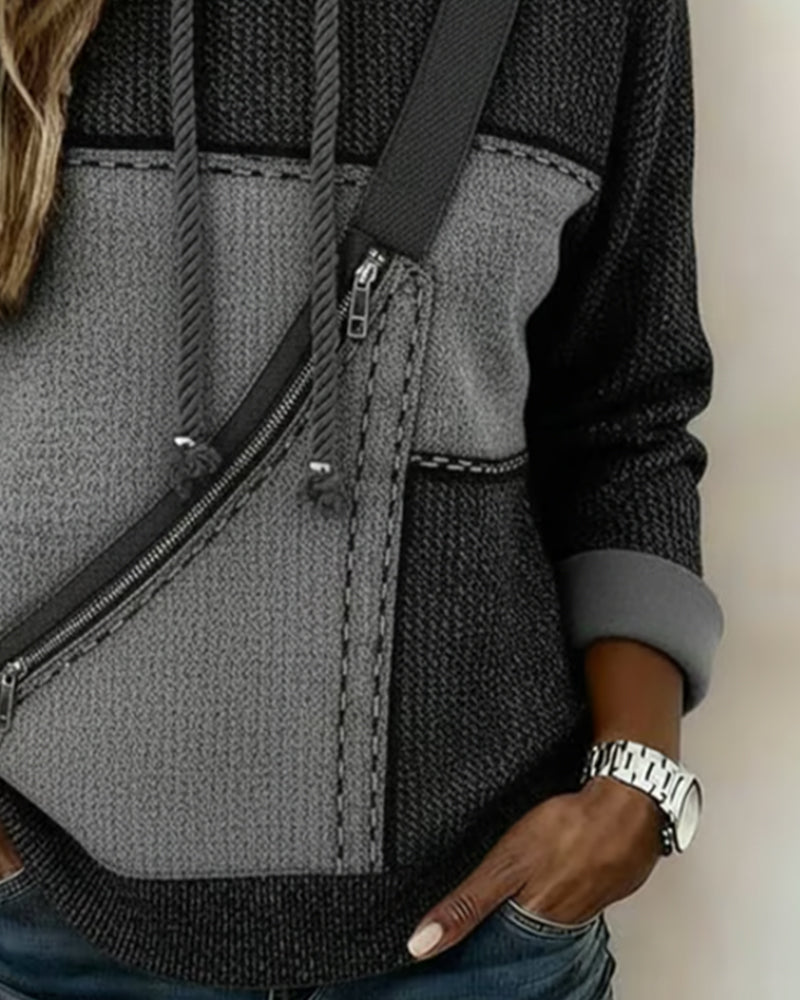 ROSITA COLOR-BLOCK HOODIE