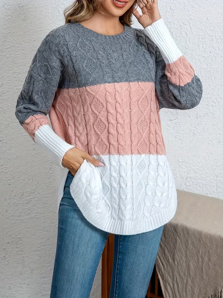 VERENA VINTAGE-INSPIRED SOFT KNIT PULLOVER