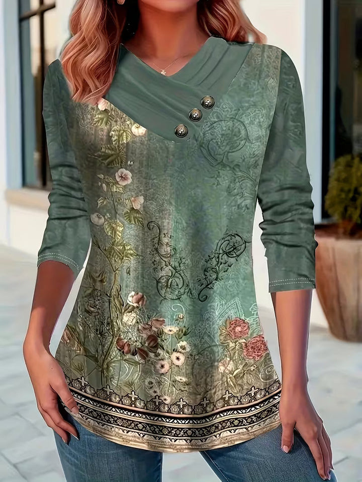 EMMA ETHNIC PRINT MINI DRESS