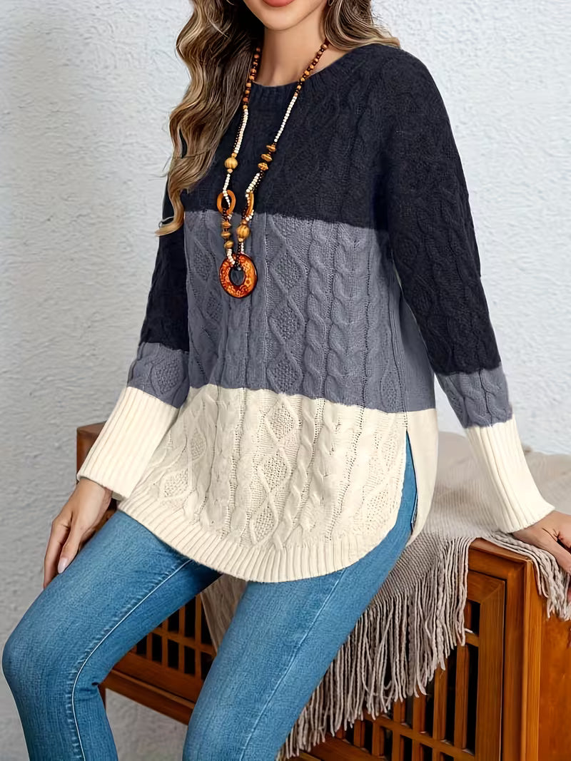 VERENA VINTAGE-INSPIRED SOFT KNIT PULLOVER