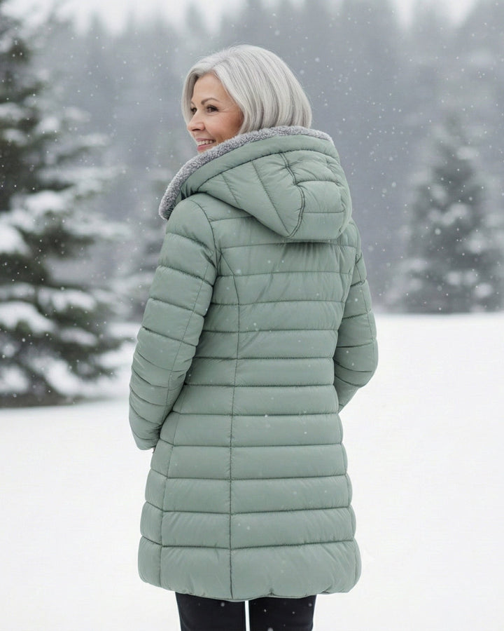 INGRID FLEECE LINED PUFFER COAT