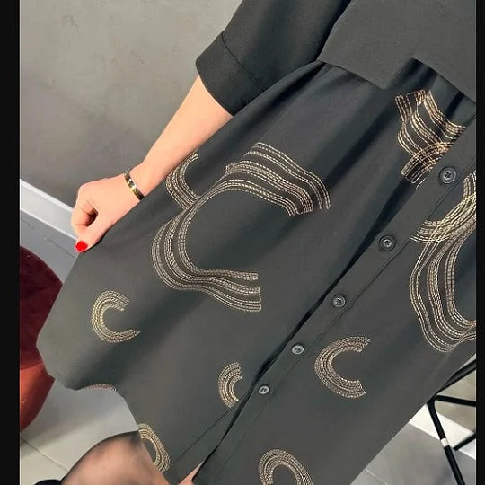 ELARA SLIMMING BLACK EVERYDAY DRESS