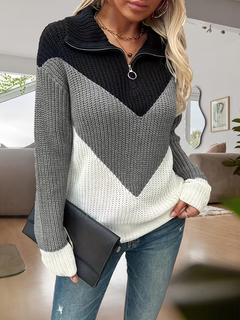 MIRELLA V-NECK KNIT SWEATER