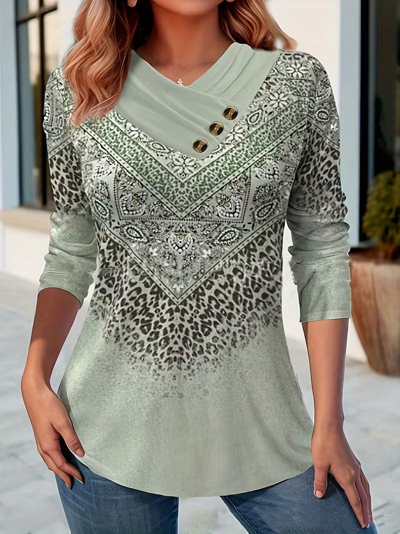 EMMA ETHNIC PRINT MINI DRESS