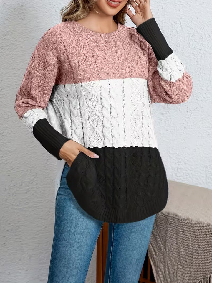 VERENA VINTAGE-INSPIRED SOFT KNIT PULLOVER