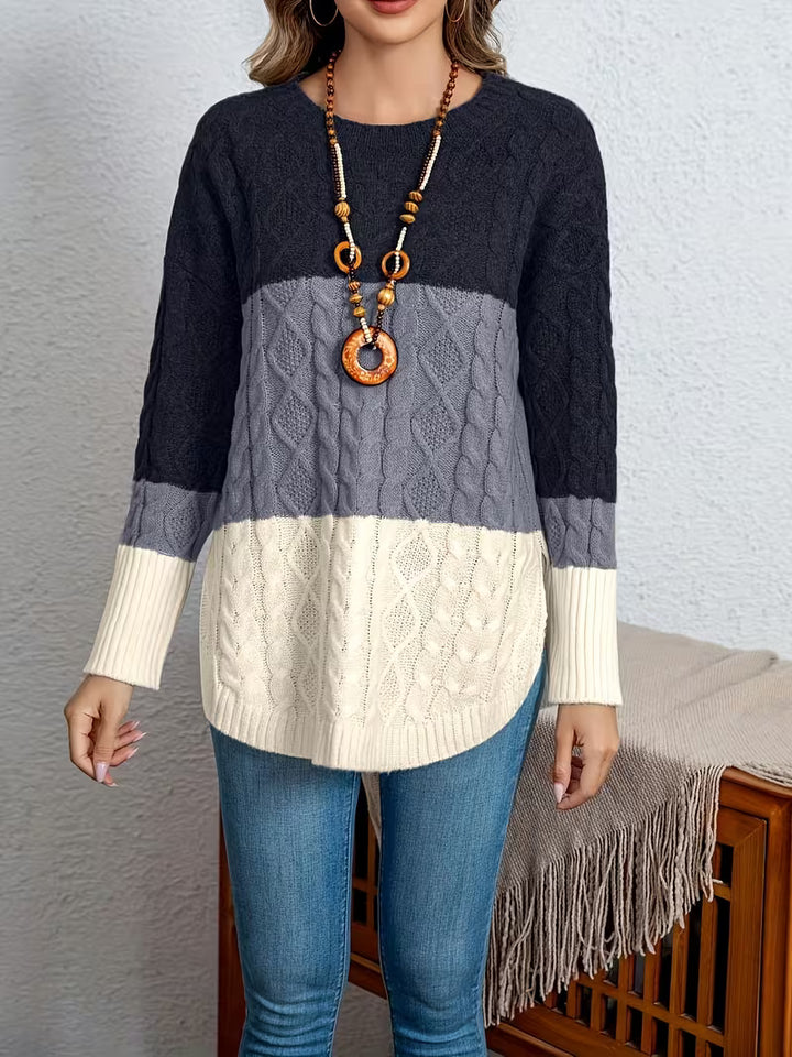 VERENA VINTAGE-INSPIRED SOFT KNIT PULLOVER