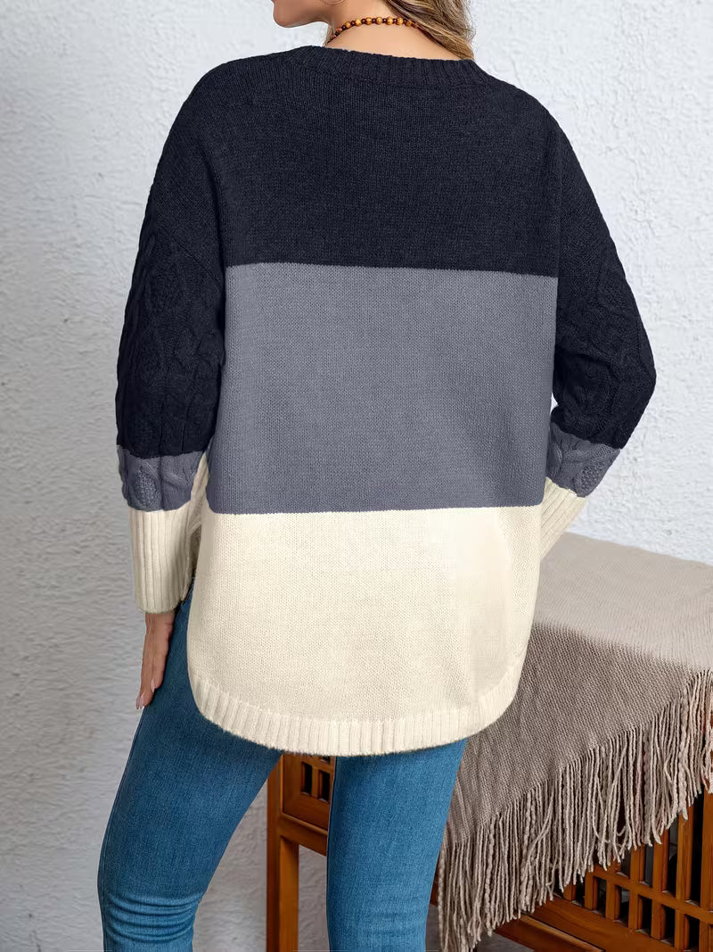 VERENA VINTAGE-INSPIRED SOFT KNIT PULLOVER