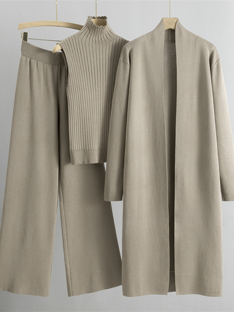 REESE KNIT THREE-PIECE SET