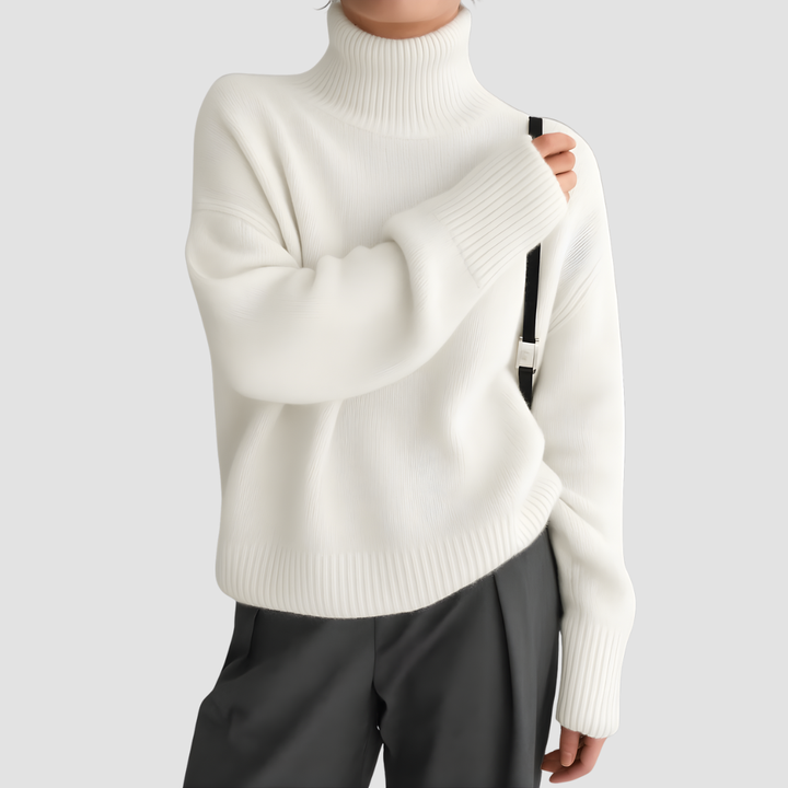 VIOLETTA COZY TURTLENECK SWEATER