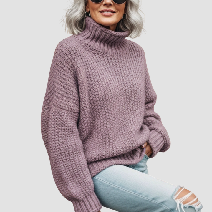 CELESTE KNIT TURTLENECK SWEATER