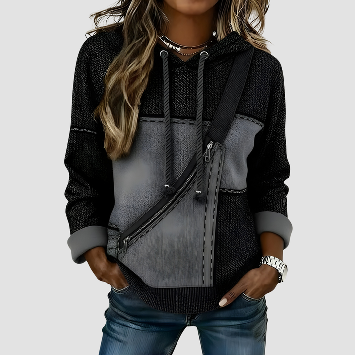 ROSITA COLOR-BLOCK HOODIE