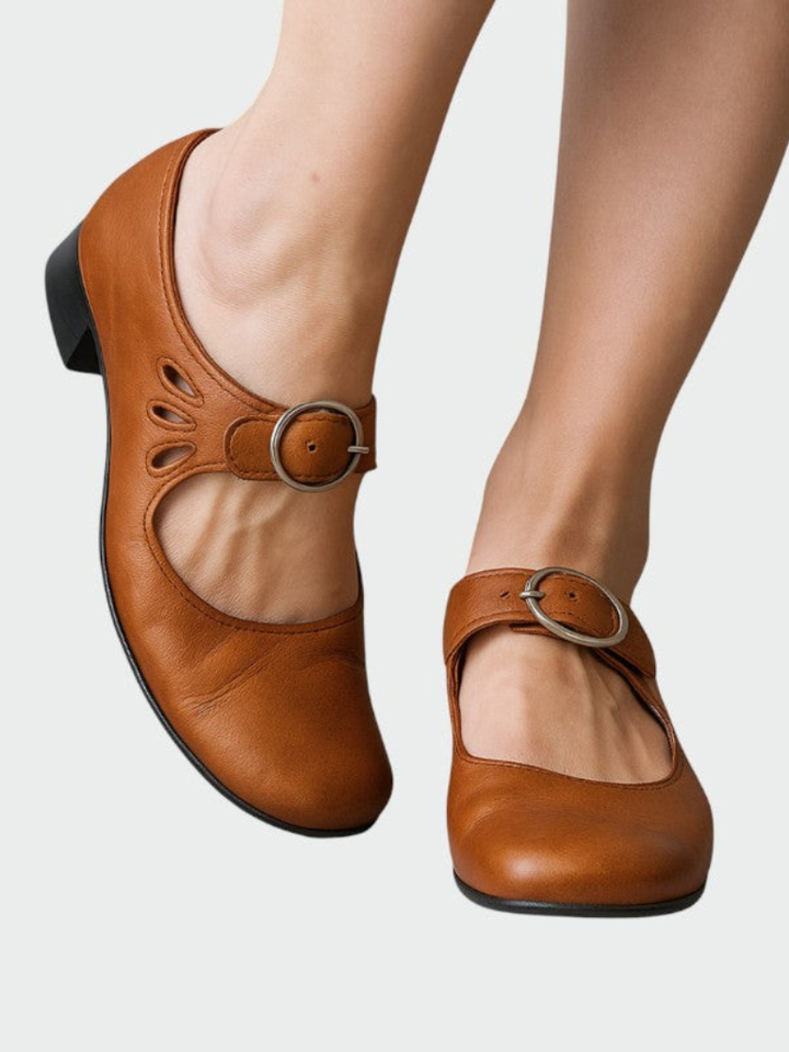 JESSICA CLASSIC BUCKLE SHOES