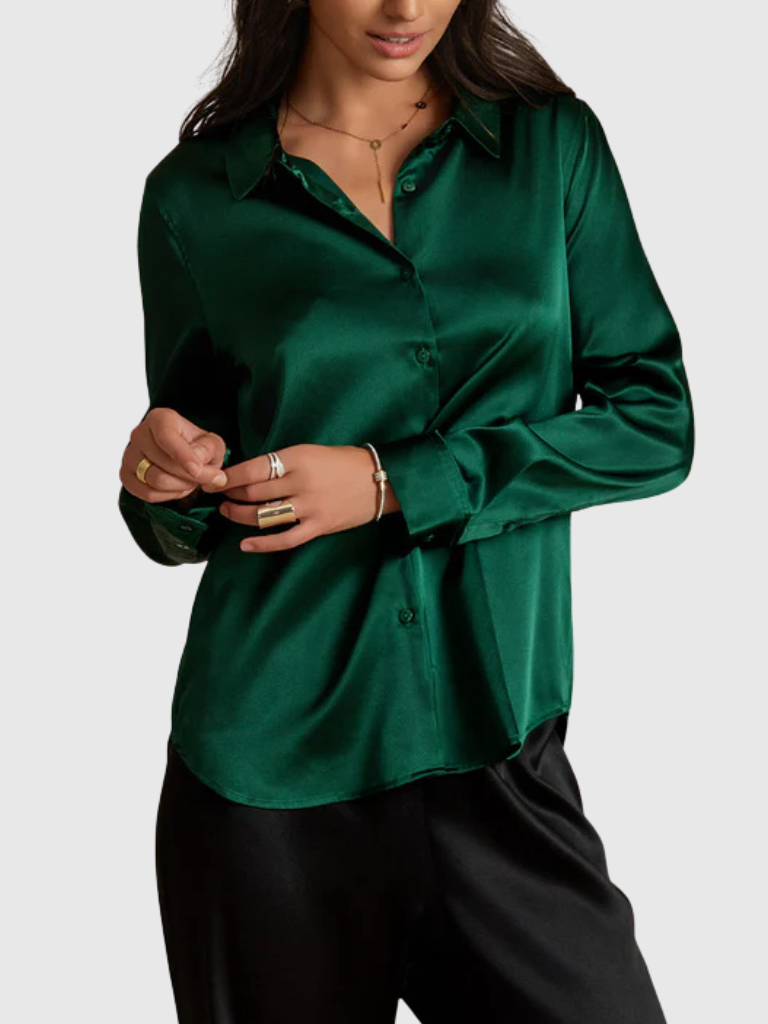 BEA LUXE SILK BLOUSE