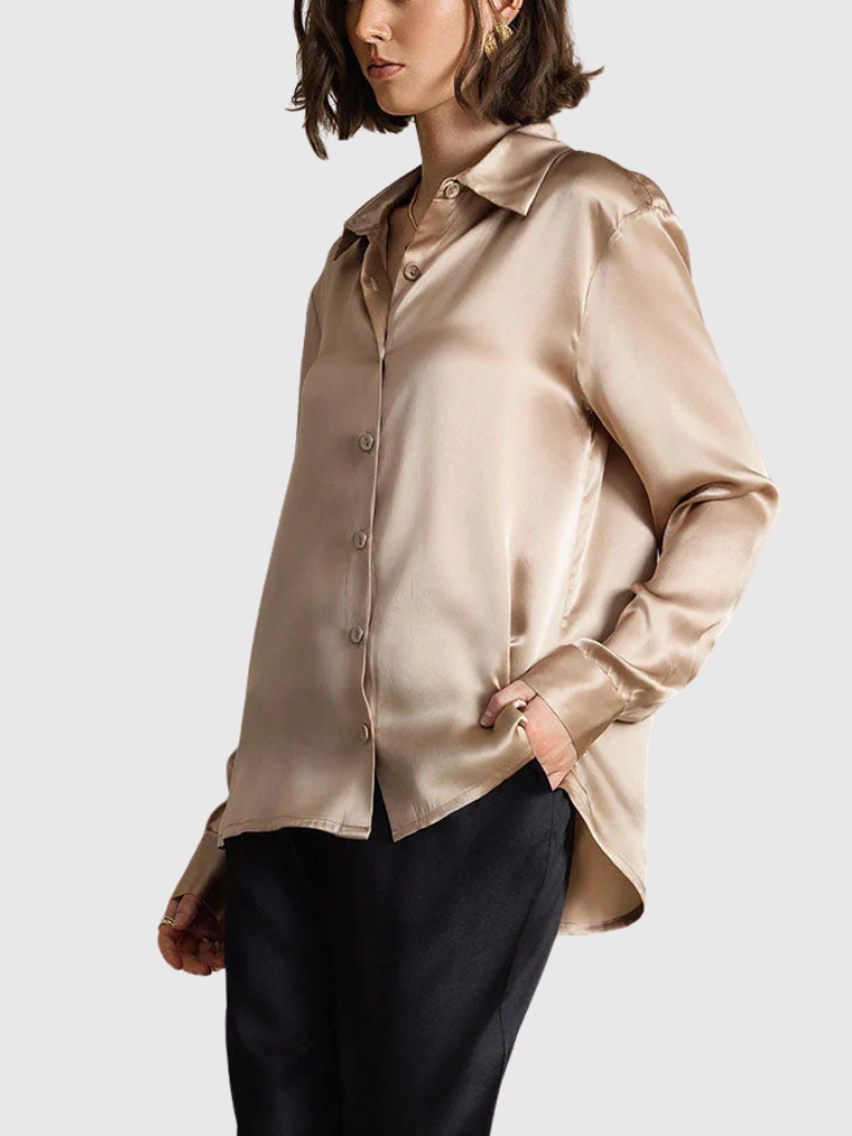 BEA LUXE SILK BLOUSE