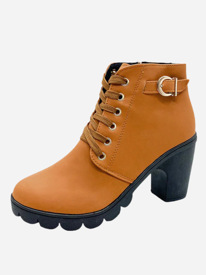 RIELLE CHUNKY HEEL BOOTS