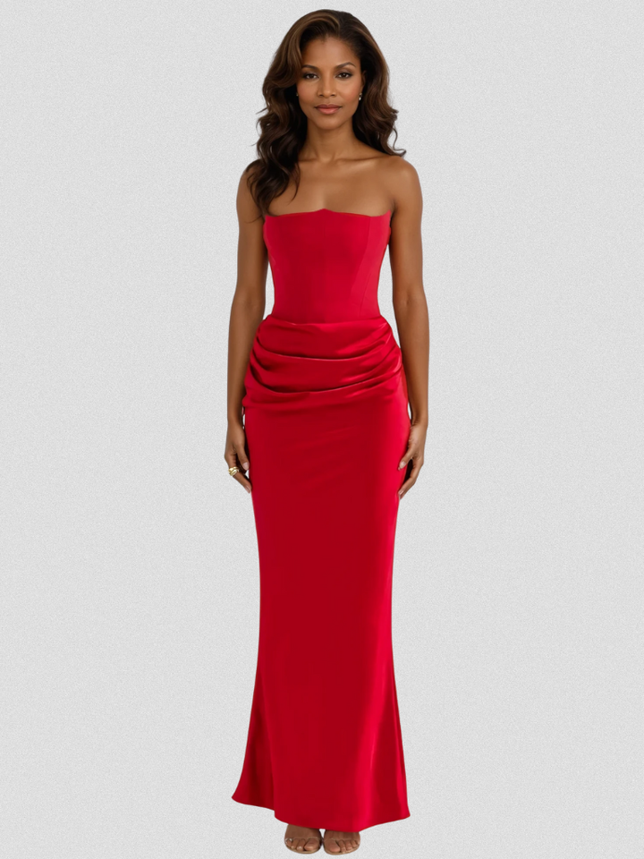 VALENTINA CRIMSON GOWN