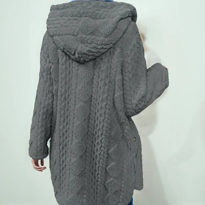 MELROSE LONG FIT FLEECE COAT