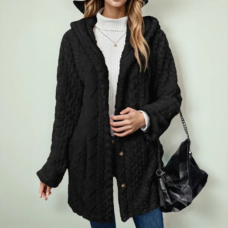 MELROSE LONG FIT FLEECE COAT