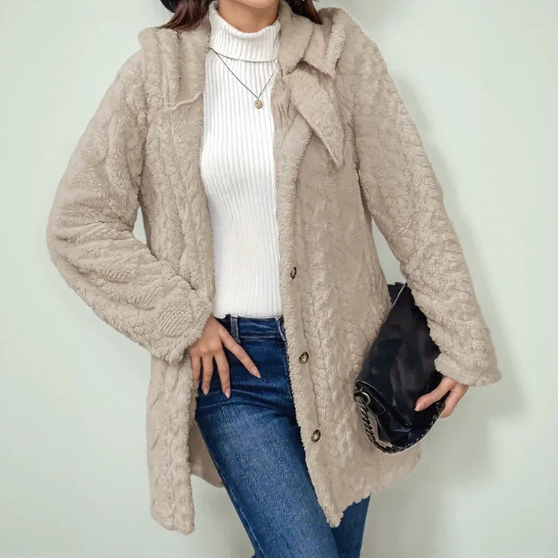 MELROSE LONG FIT FLEECE COAT