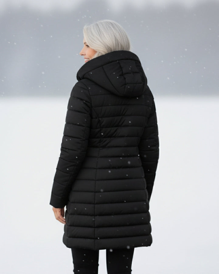 INGRID FLEECE LINED PUFFER COAT