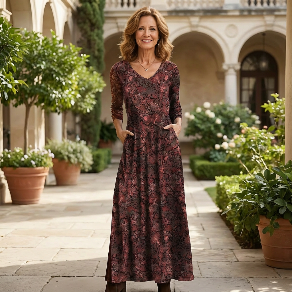 KENDAL FLORAL MAXI DRESS