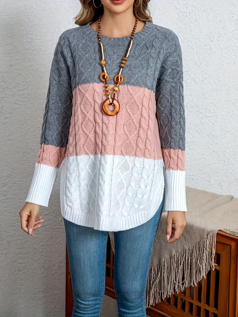 VERENA VINTAGE-INSPIRED SOFT KNIT PULLOVER