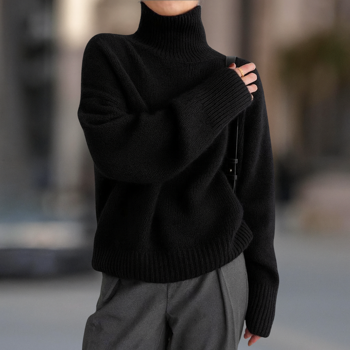 VIOLETTA COZY TURTLENECK SWEATER