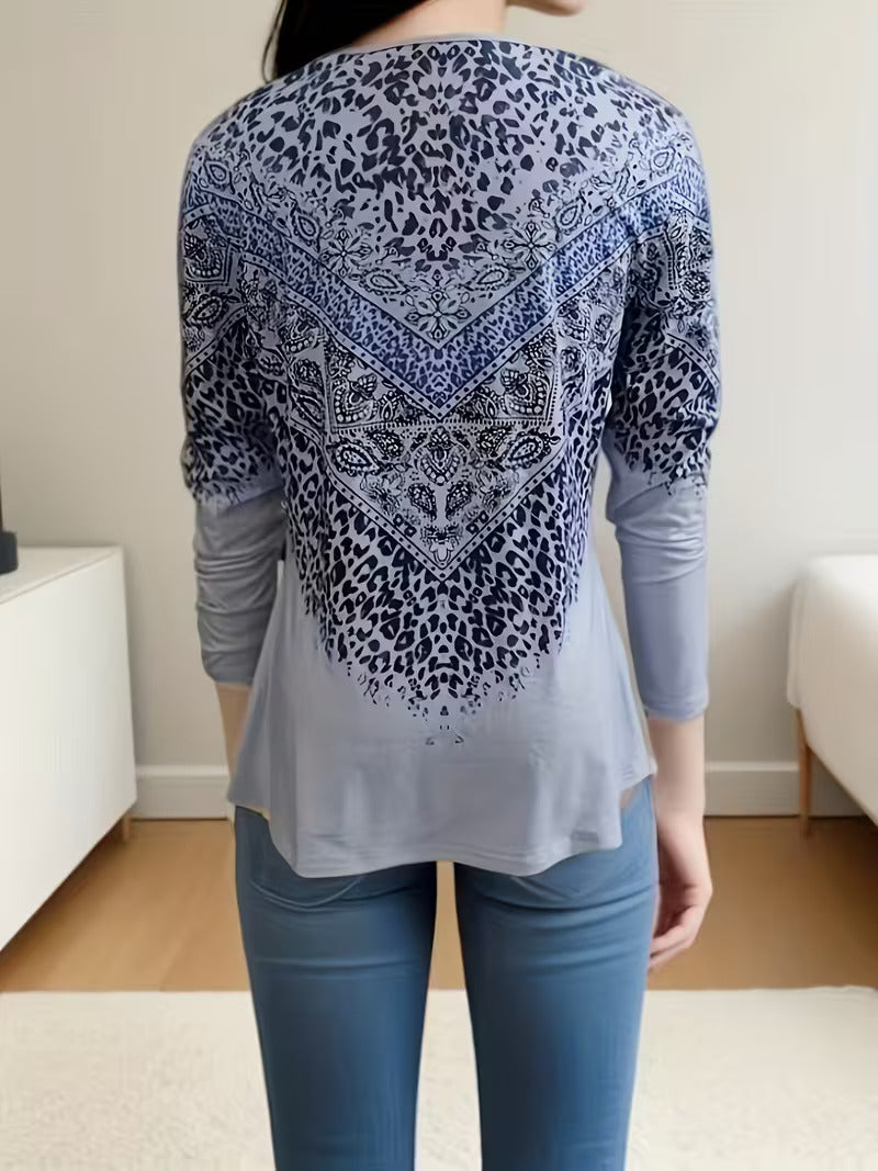 EMMA ETHNIC PRINT MINI DRESS