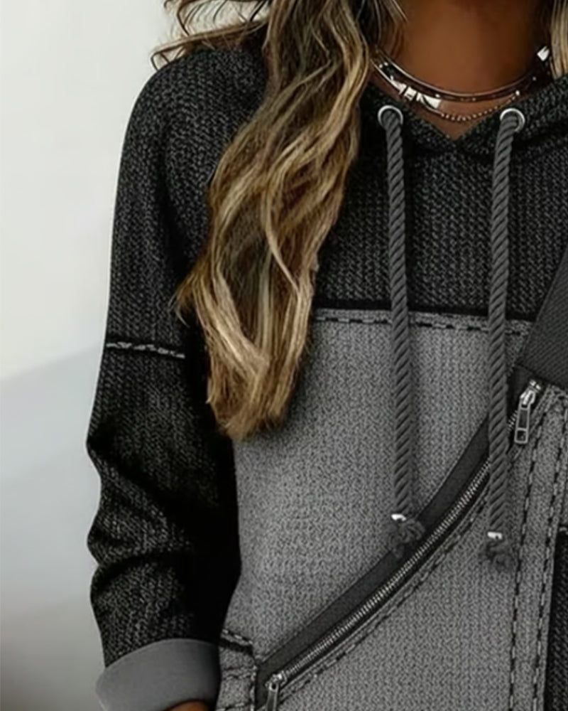 ROSITA COLOR-BLOCK HOODIE