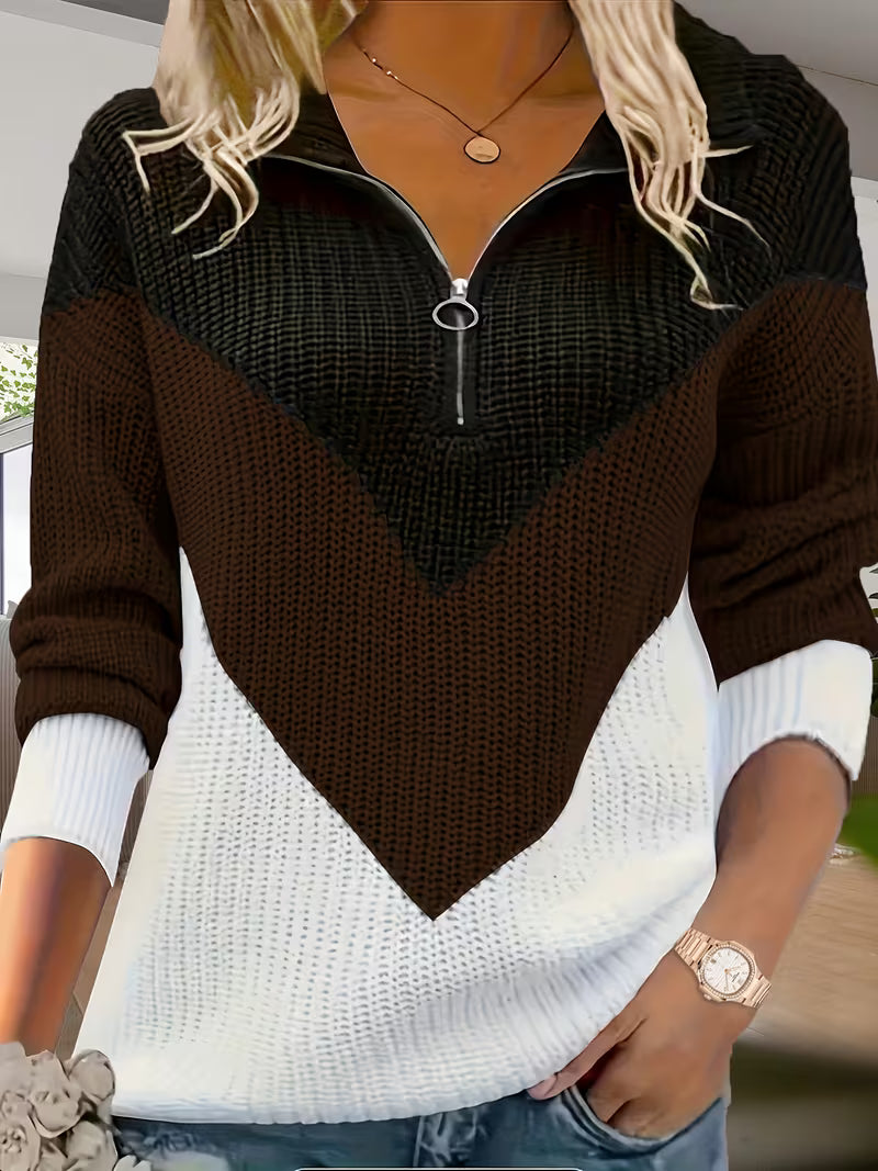 MIRELLA V-NECK KNIT SWEATER
