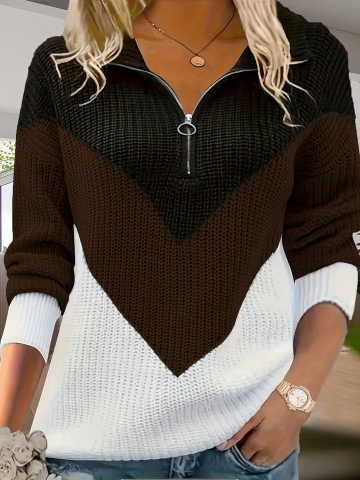 MIRELLA V-NECK KNIT SWEATER