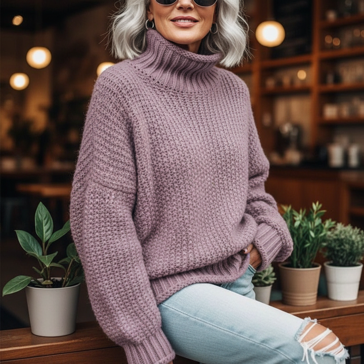 CELESTE KNIT TURTLENECK SWEATER
