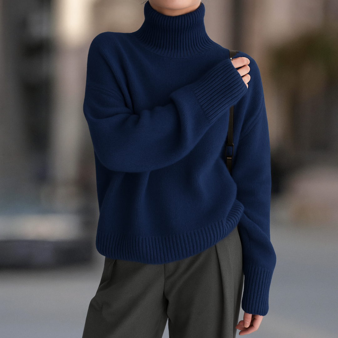 VIOLETTA COZY TURTLENECK SWEATER