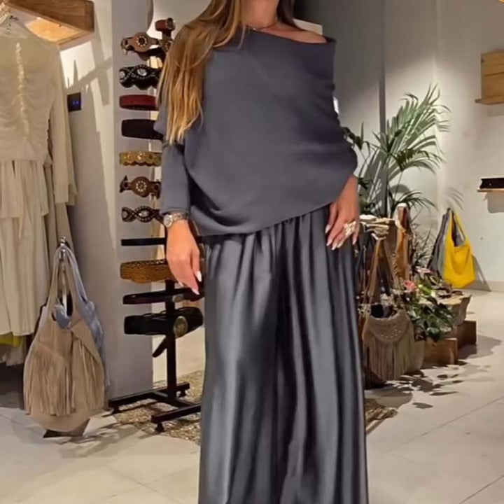 ILANA ELEGANT OFF-SHOULDER DRESS