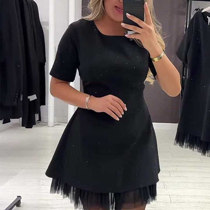 ELENA SPRAKLING LACE MINI DRESS