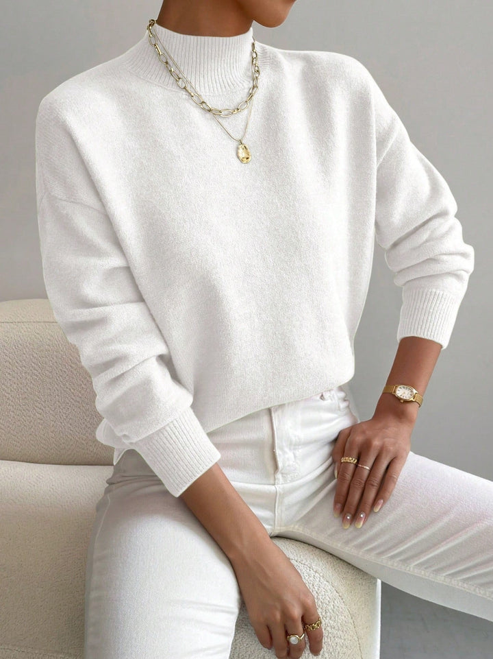 MARIELLE LUXE CASHMERE-BLEND SWEATER